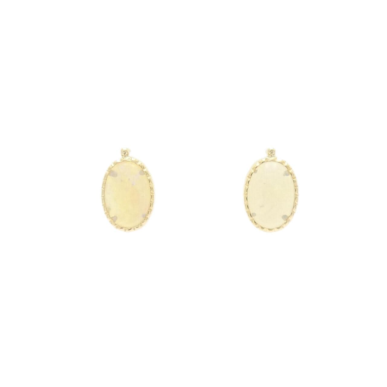 【新品】K18YG オパール ピアス