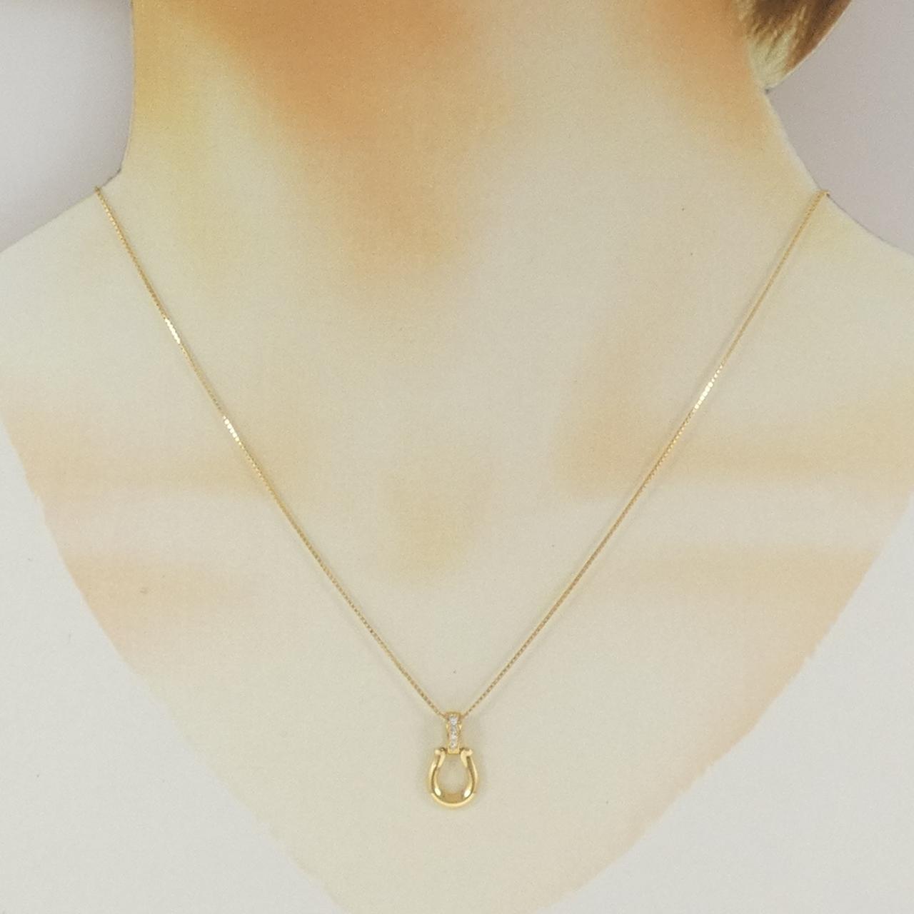 K18YG ダイヤモンド ネックレス 0.05CT