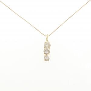K18YG ダイヤモンド ネックレス 1.03CT