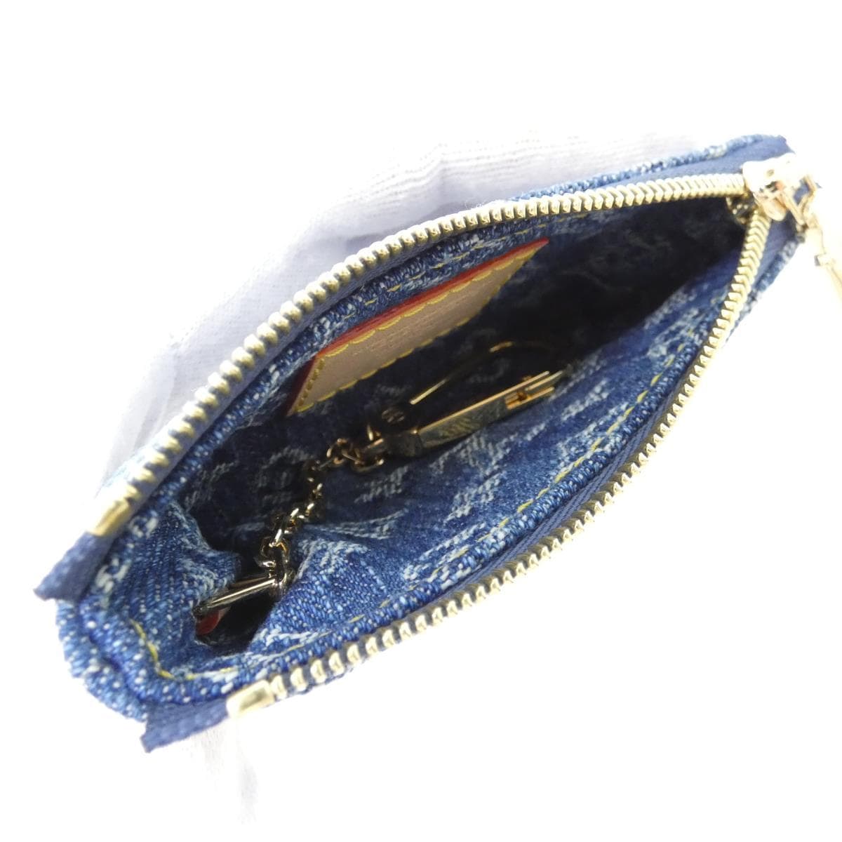 【未使用品】ルイヴィトン　モノグラム　チェリーデニム（ＬＶ　Ｘ　ＴＭ）　カードキーケース　ポシェットクレ　Ｍ１４９３８