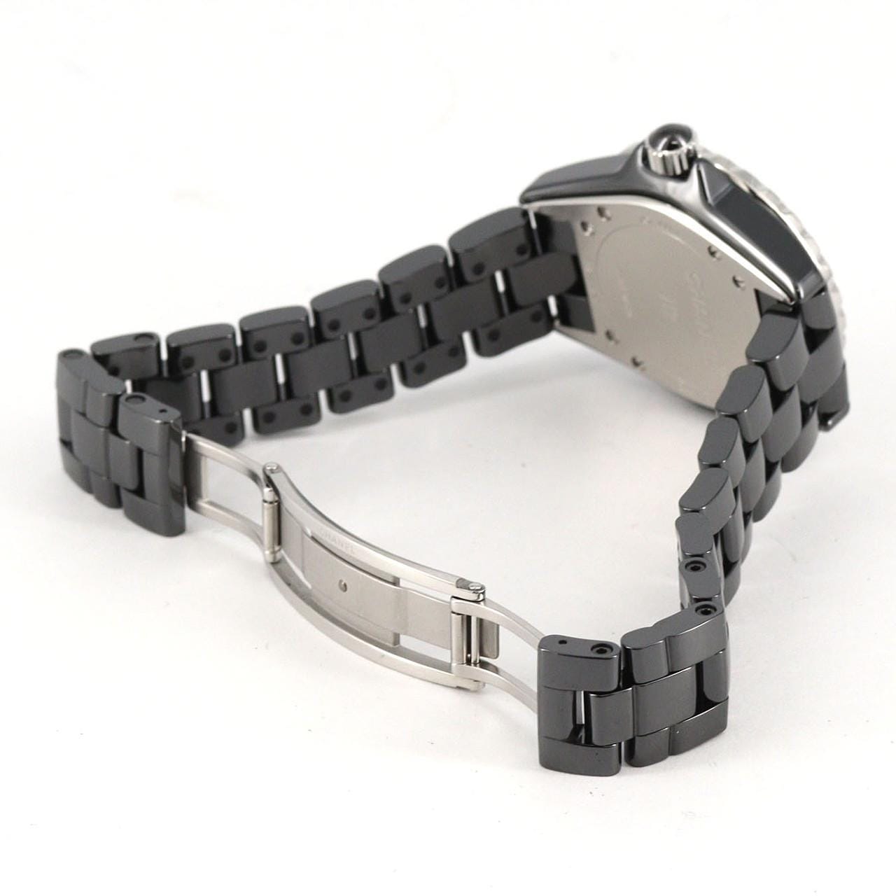 シャネル J12 33mmセラミック･12P H1625 セラミック クォーツ