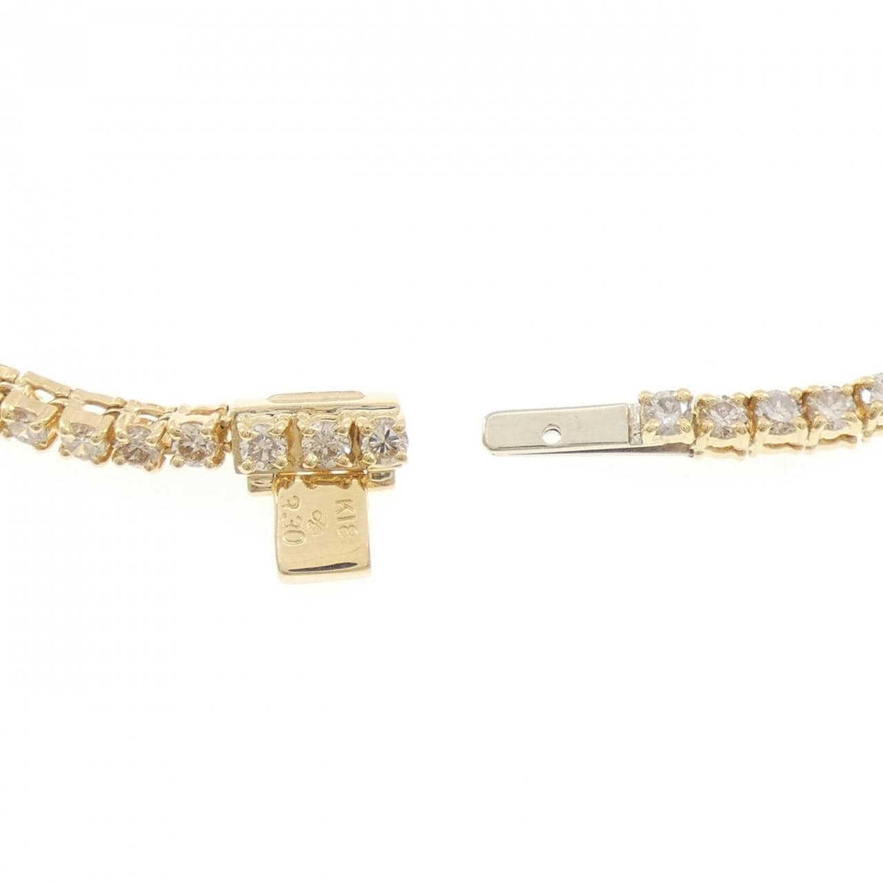 K18YG ダイヤモンド ブレスレット 3.30CT