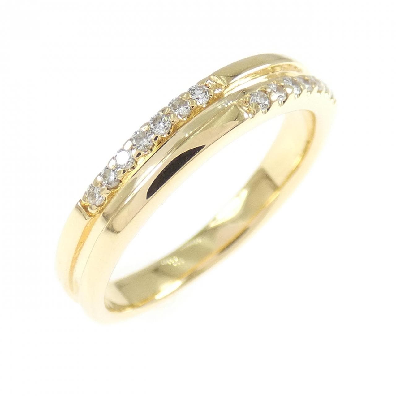 K18YG ダイヤモンド リング 0.11CT