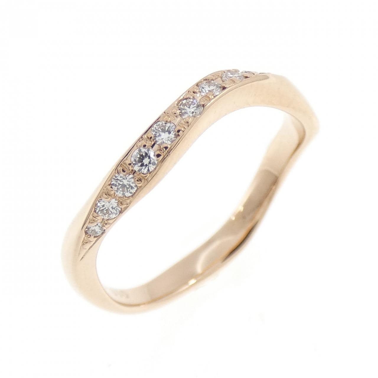 K18PG ダイヤモンド リング 0.10CT