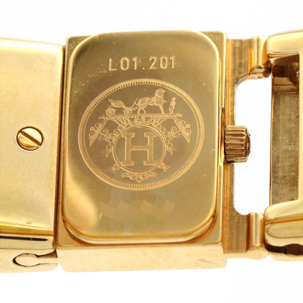 【ノーメンテナンス還元価格】エルメス ロケエナメル GP LO1.201 GP クォーツ