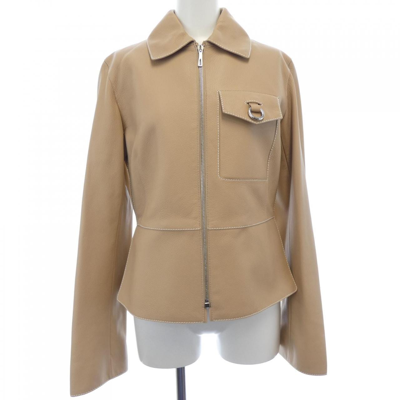 エルメス HERMES 3E1220D8 レザージャケット