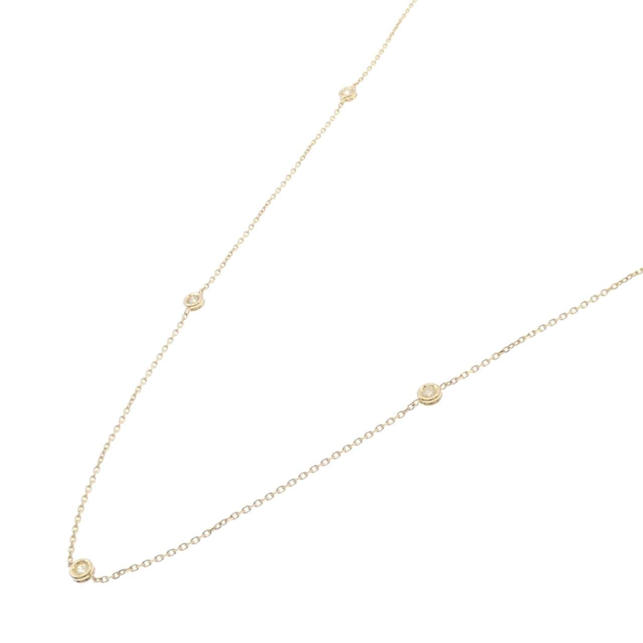 K18YG ダイヤモンド ネックレス 0.50CT