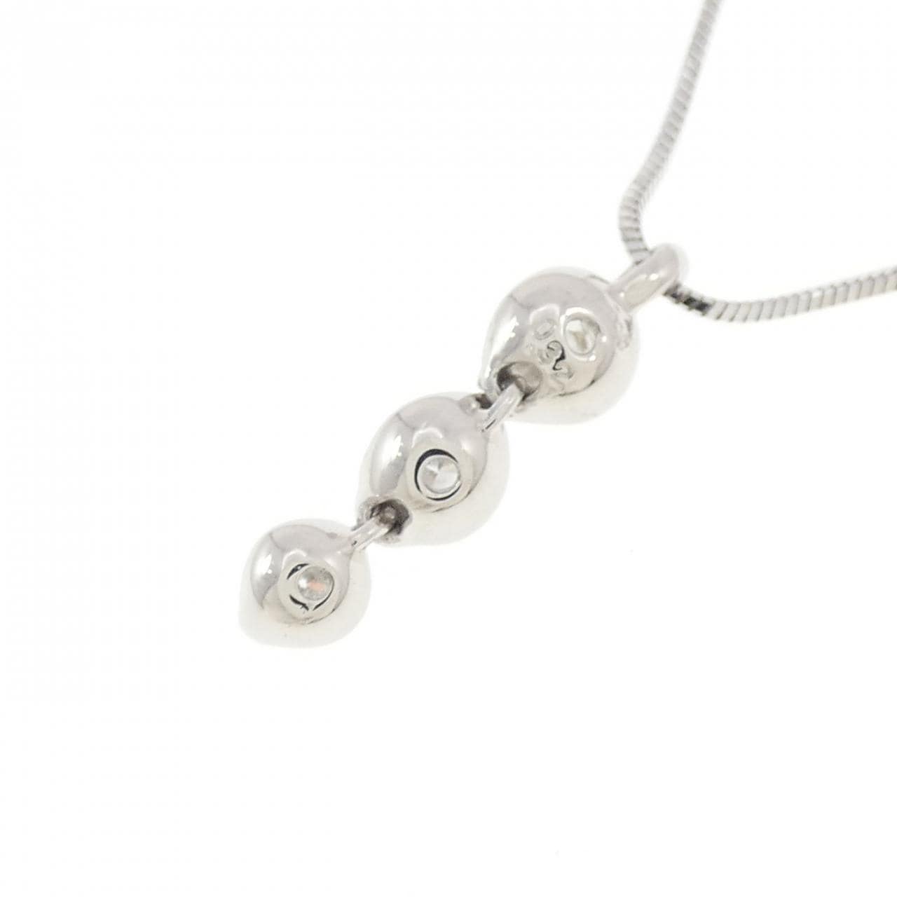 トリロジー ダイヤモンド ネックレス 0.32CT