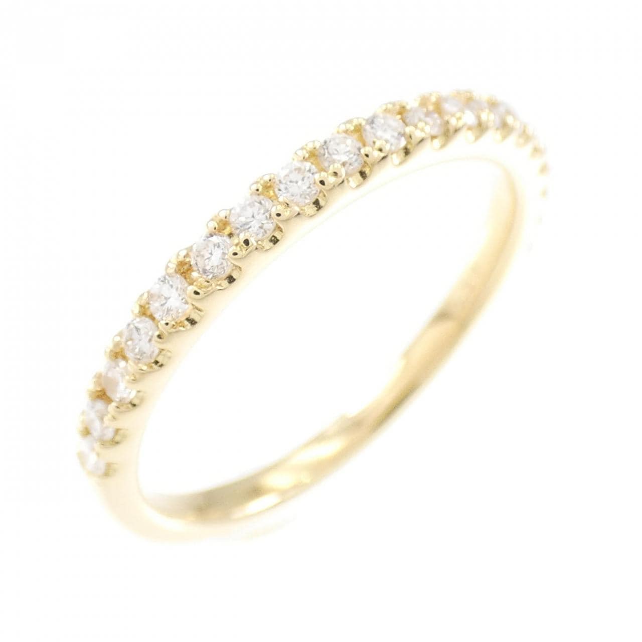 [Remake] K18YG Half Eternity Diamond Ring 0.20CT