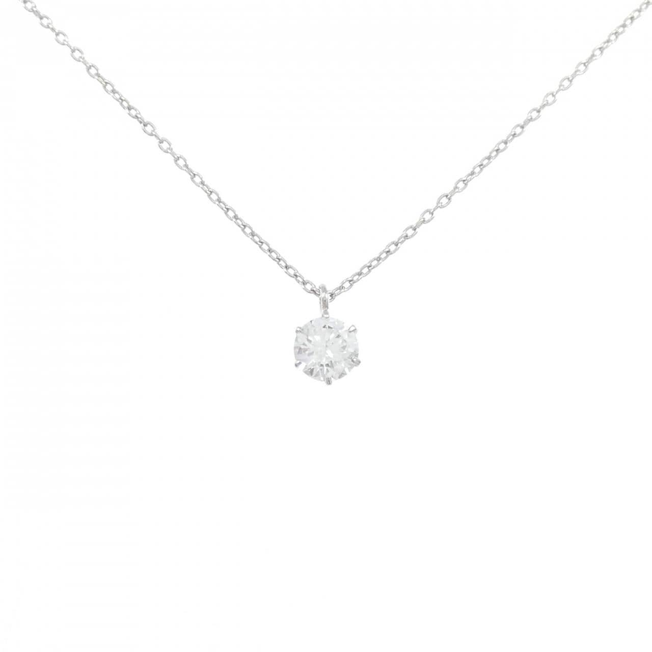PT900/PT850 ソリティア ダイヤモンド ネックレス 0.337CT