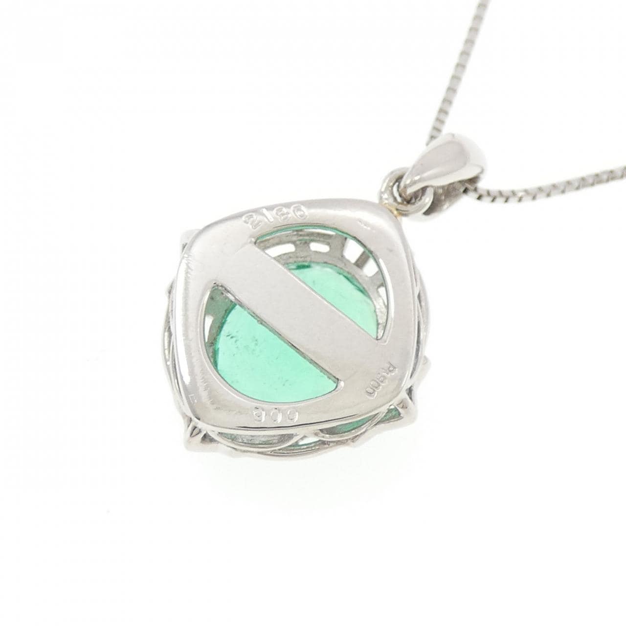 PT900/PT850 エメラルド ネックレス 2.180CT