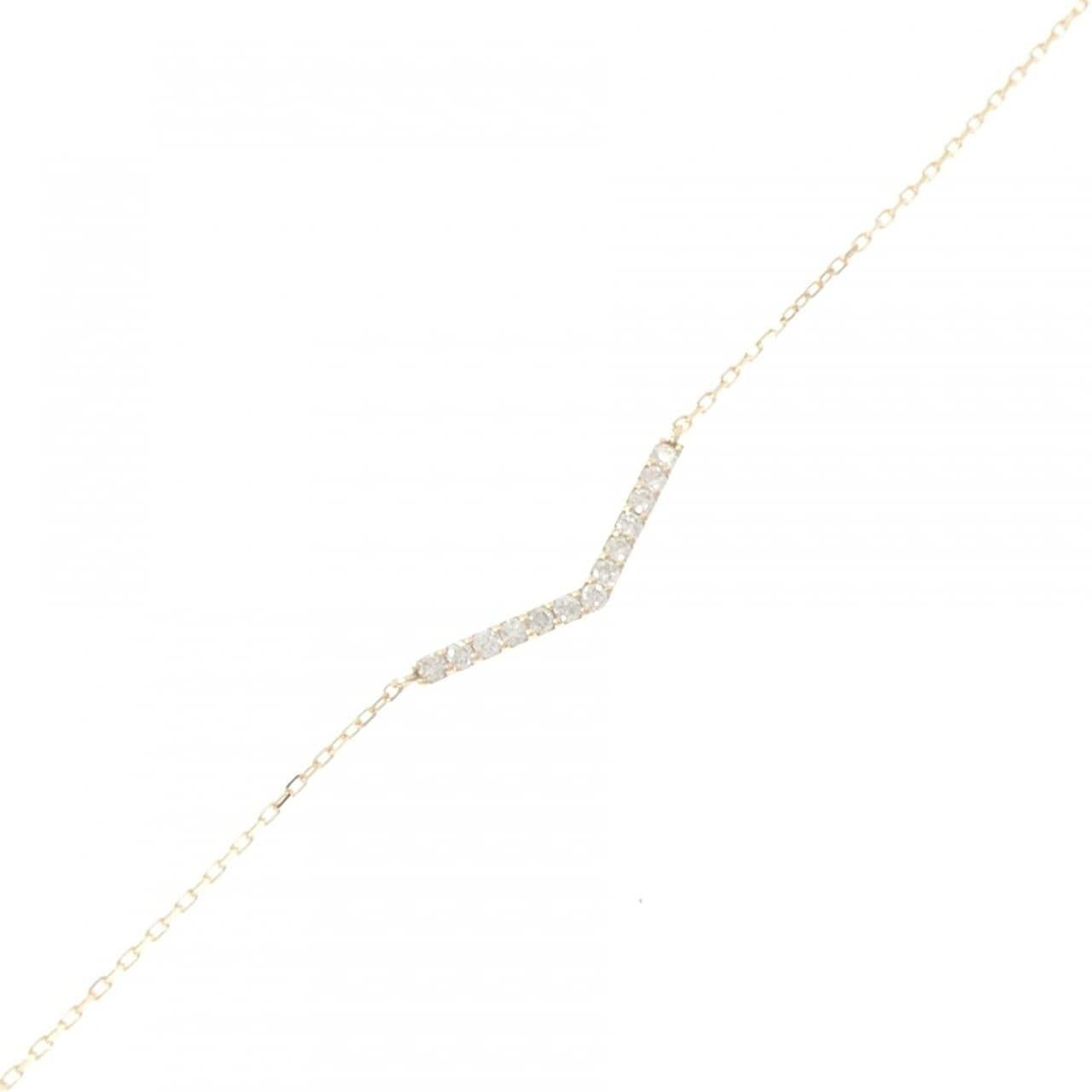 【リメイク】K10YG ダイヤモンド ブレスレット 0.18CT
