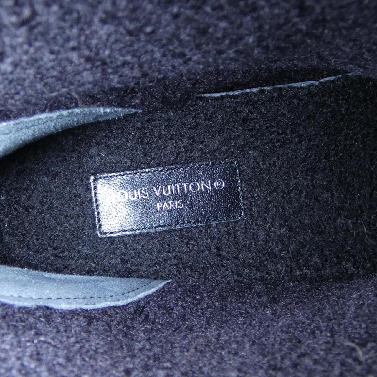 ルイヴィトン LOUIS VUITTON ロゴ スエード スノードロップライン ブーツ