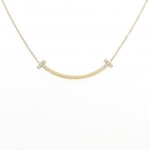 ティファニー Tスマイル ミディアム ネックレス 0.19CT