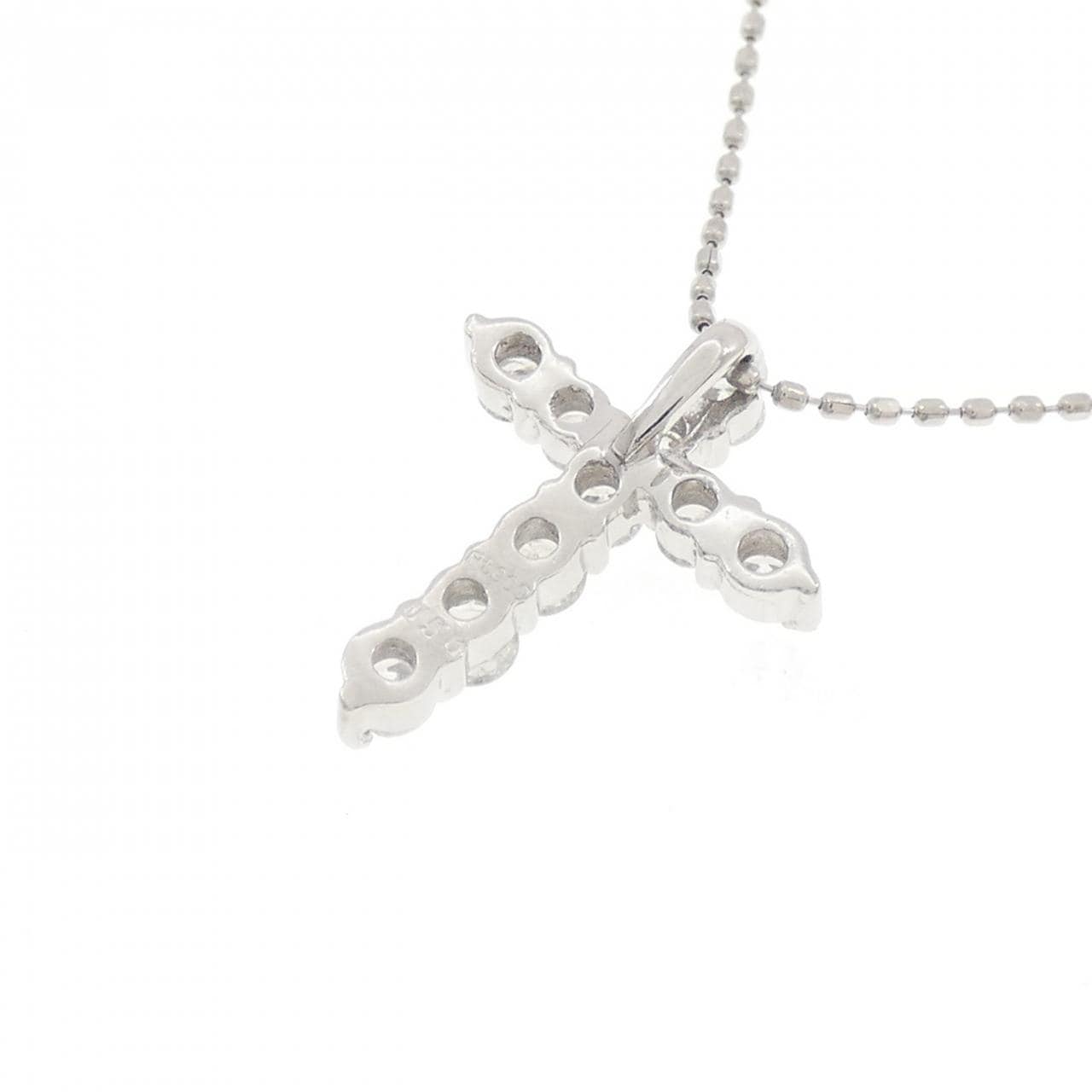 PT900/PT850 クロス ダイヤモンド ネックレス 0.50CT