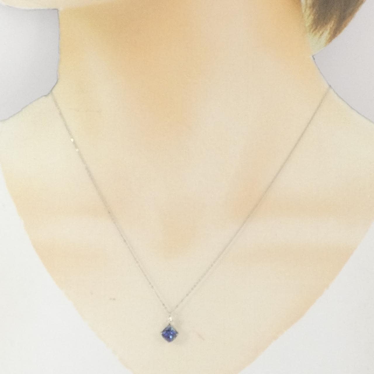 PT900/PT850 タンザナイト ネックレス 1.00CT