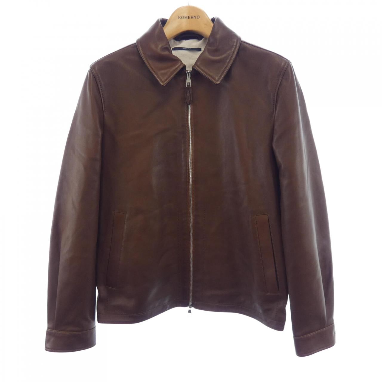 ダンヒル DUNHILL ポイントカラーブルゾン レザージャケット