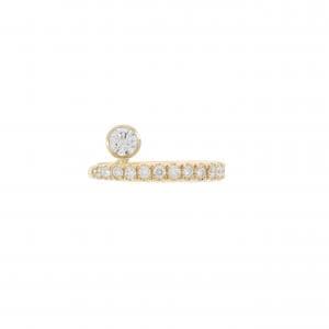 K18YG ダイヤモンド イヤーカフ 0.20CT 片耳