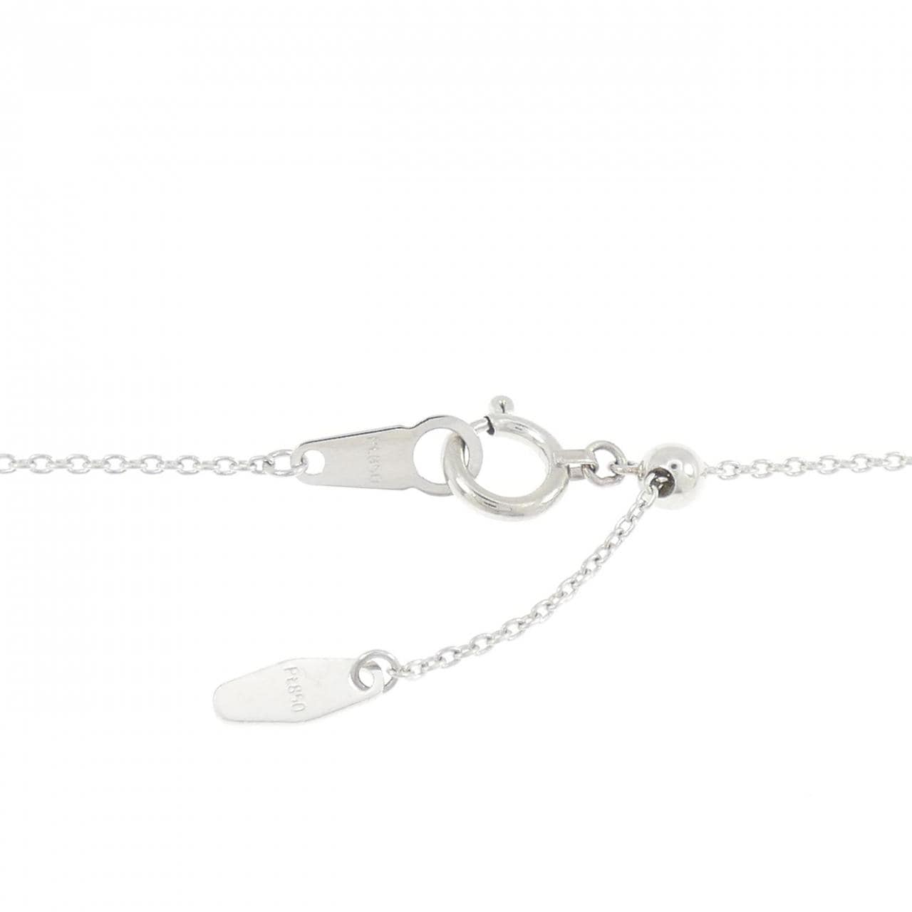 PT900/PT850 ダイヤモンド ネックレス 0.130CT FIPP SI1 ファンシーカット