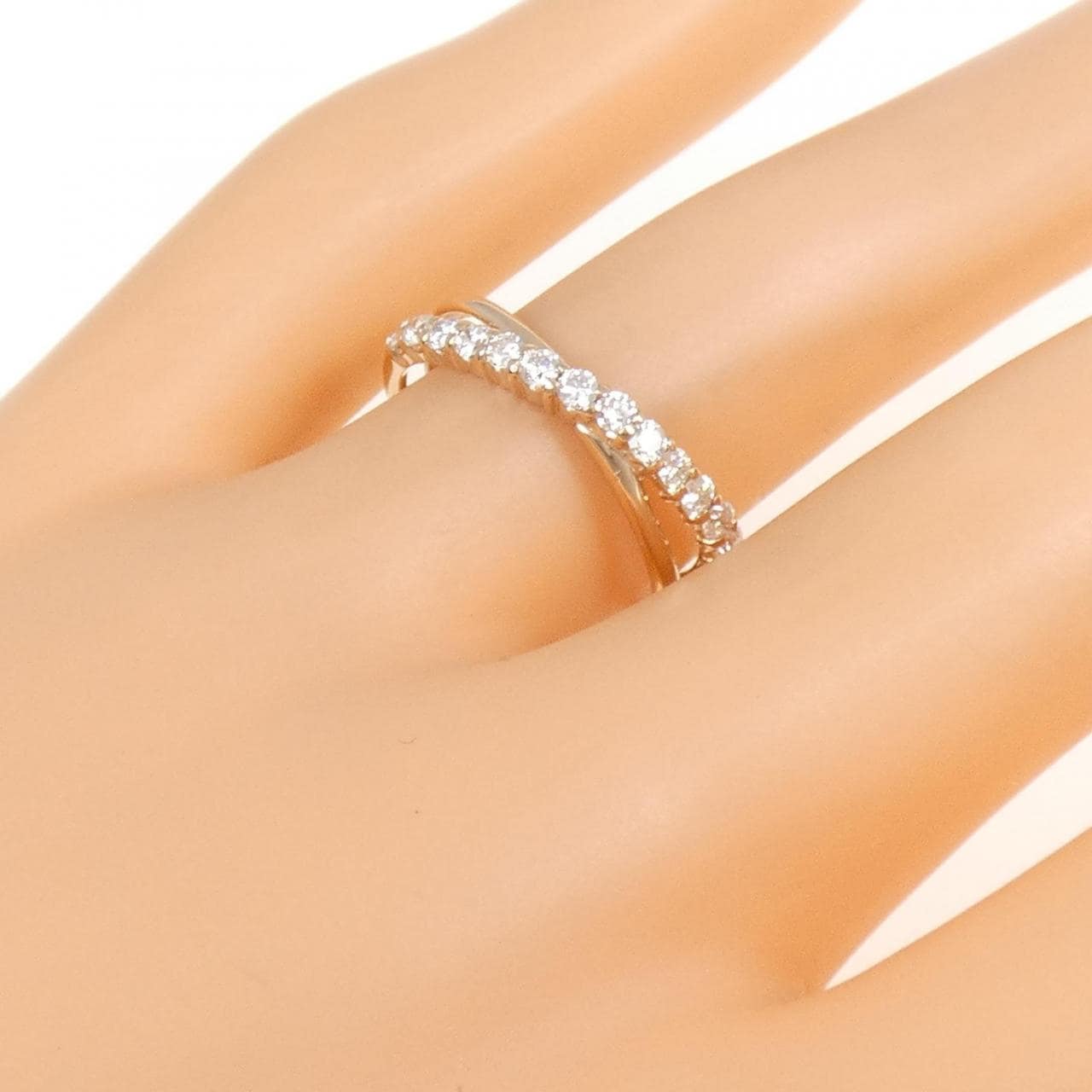 K18PG ダイヤモンド リング 0.32CT