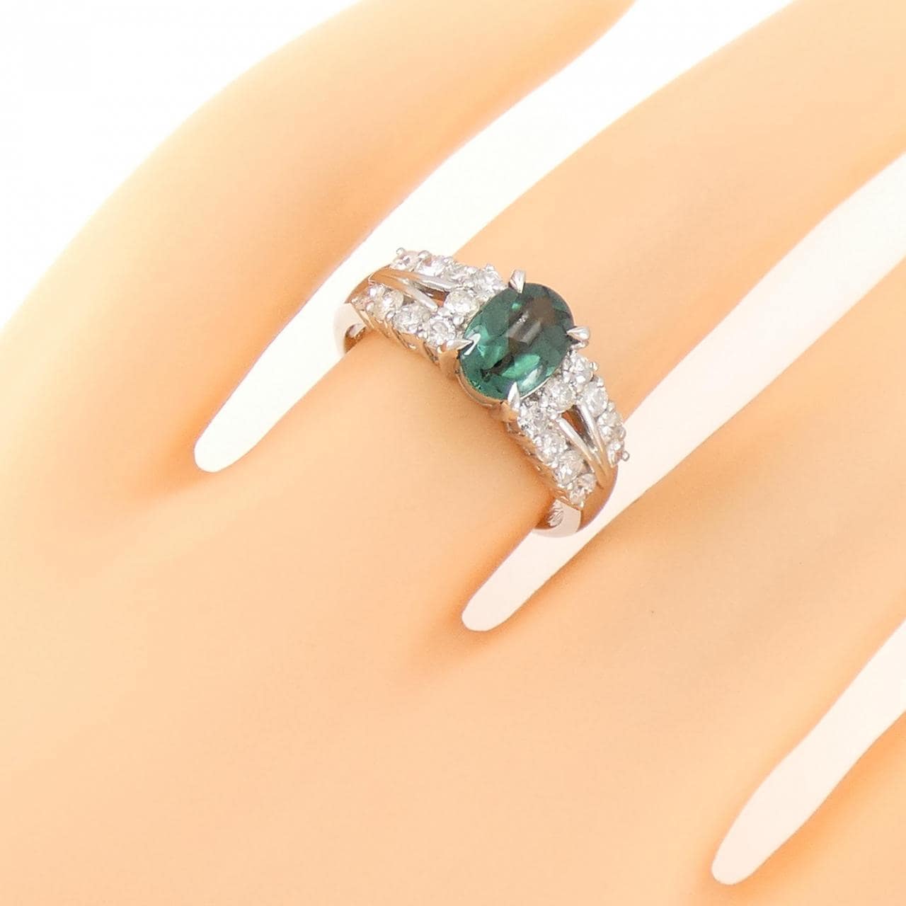 PT Tourmaline Ring 0.90CT