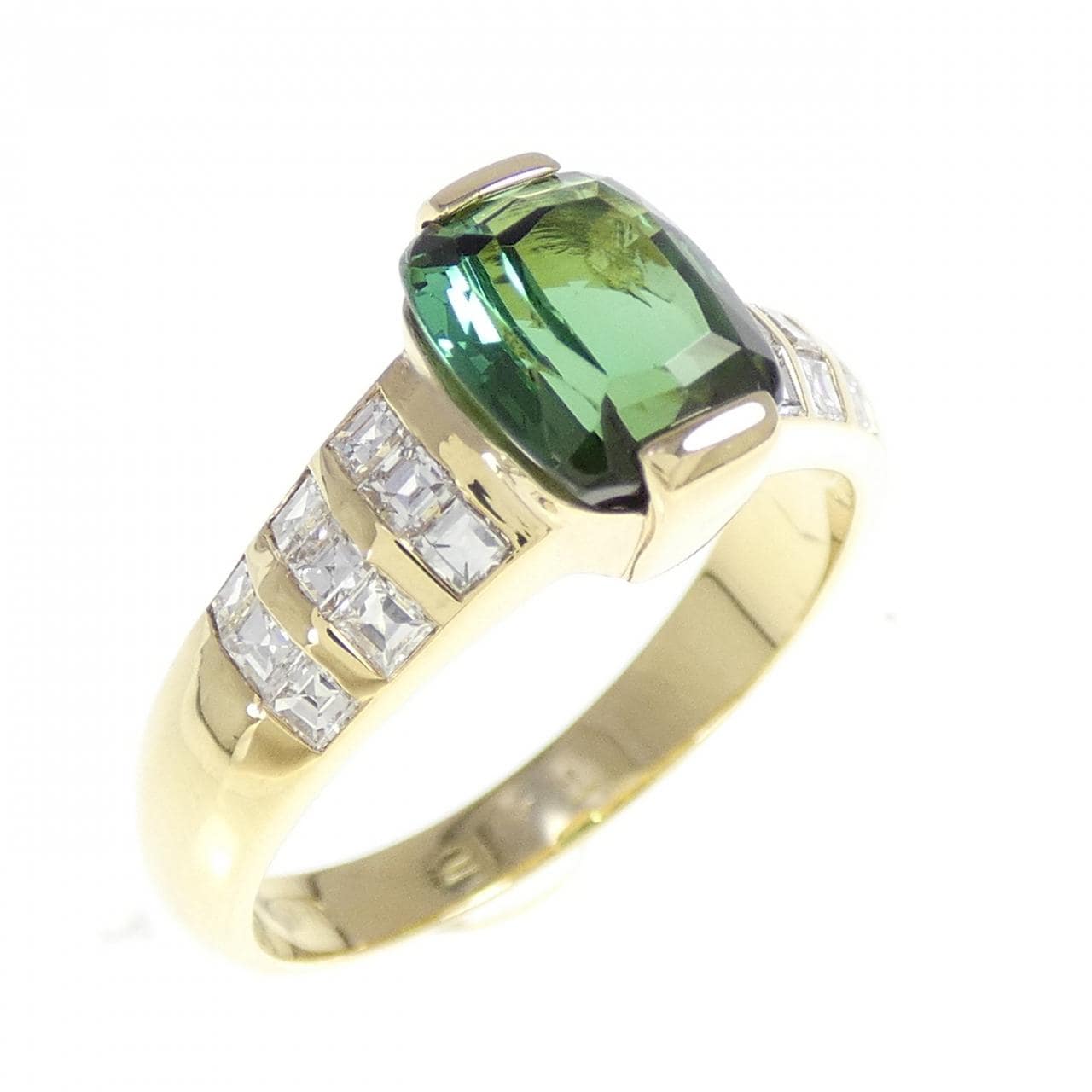 750YG トルマリン リング 0.271CT