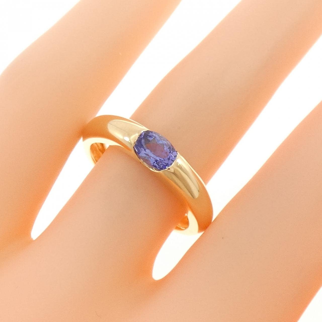 K18YG タンザナイト リング