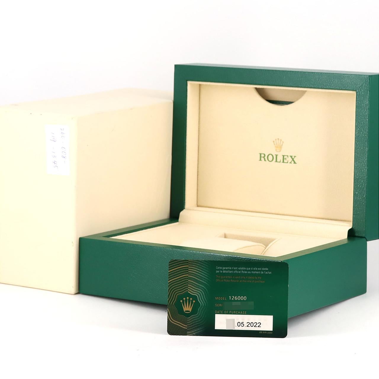 ロレックス オイスターパーペチュアル 126000 SS 自動巻 ランダム番