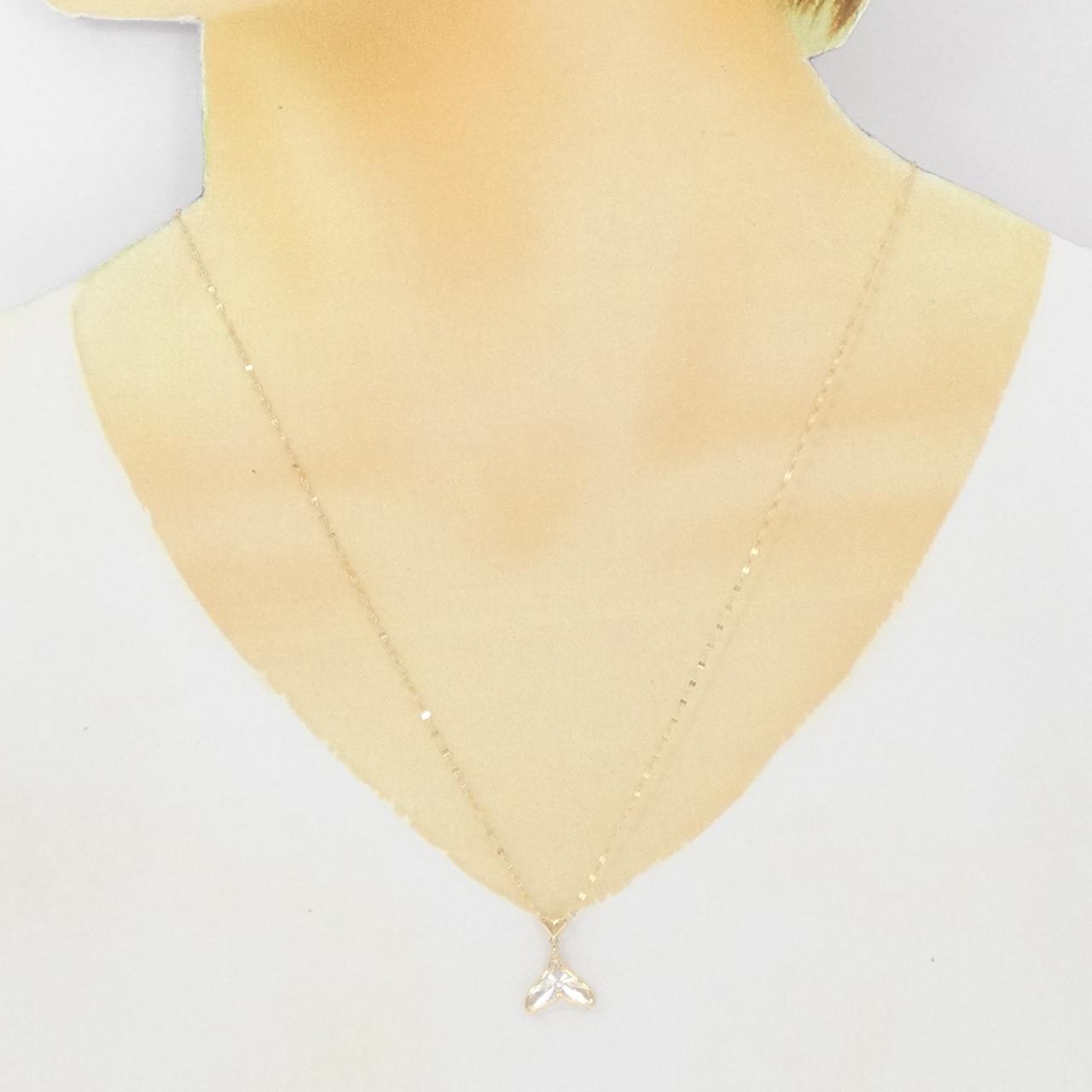 【新品】K18YG ダイヤモンド ネックレス 0.03CT
