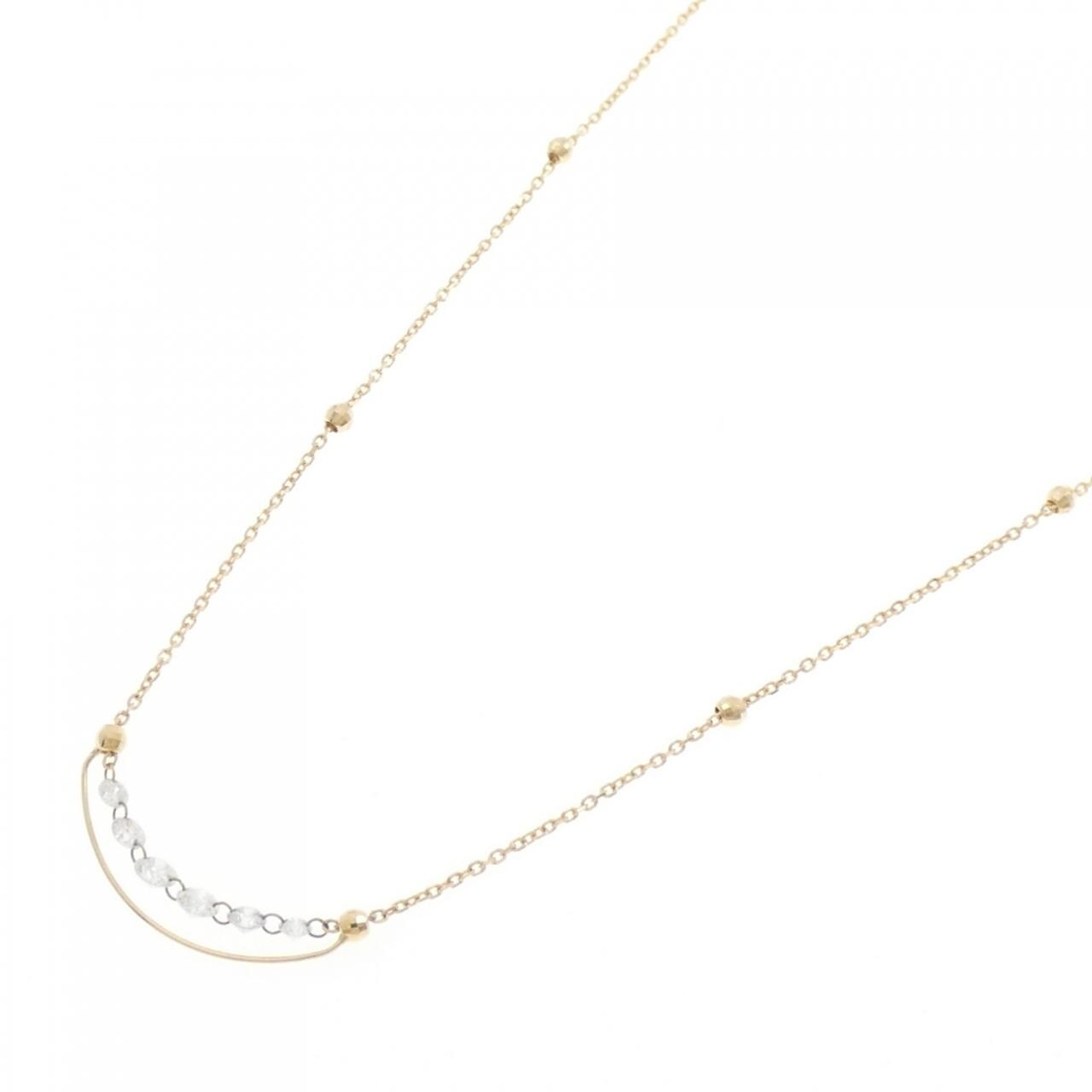 【新品】K18YG ダイヤモンド ネックレス 0.30CT