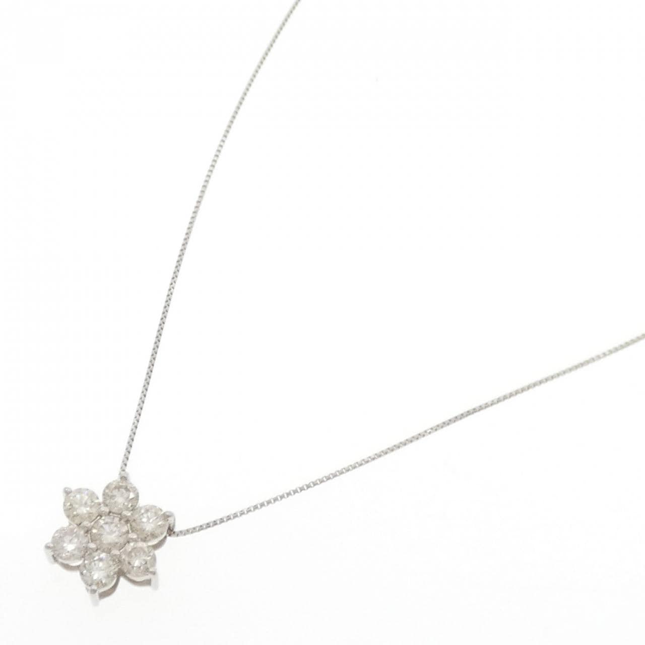 PT900/PT850 ダイヤモンド ネックレス 1.00CT