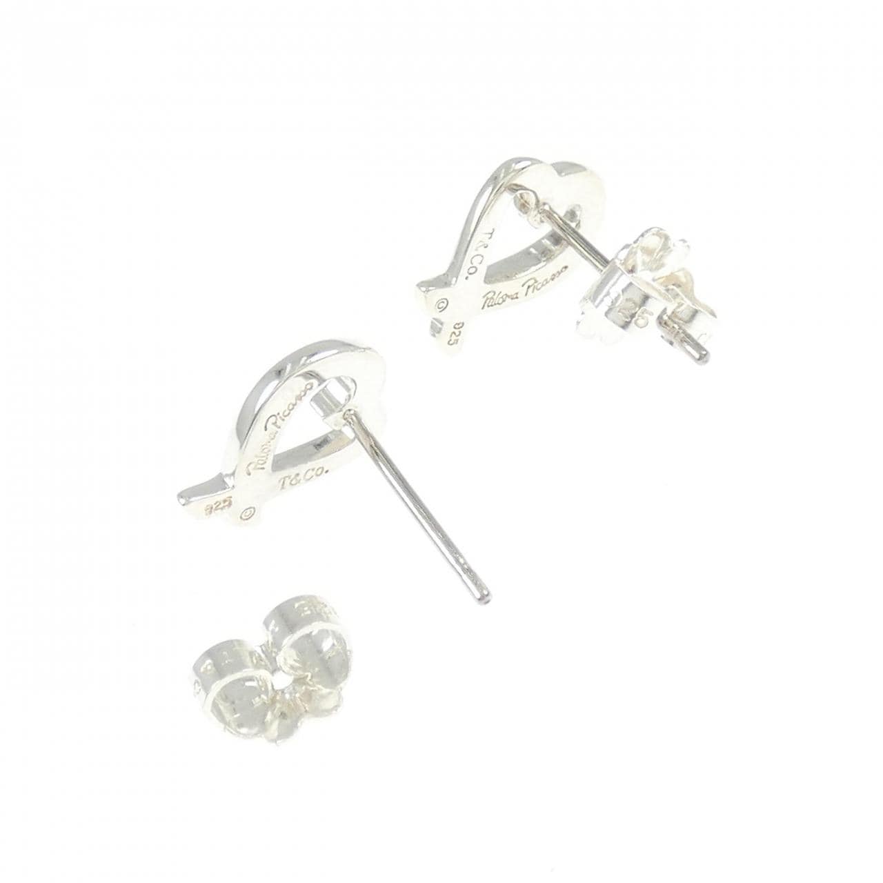 ティファニー ラビングハート ミニ ピアス