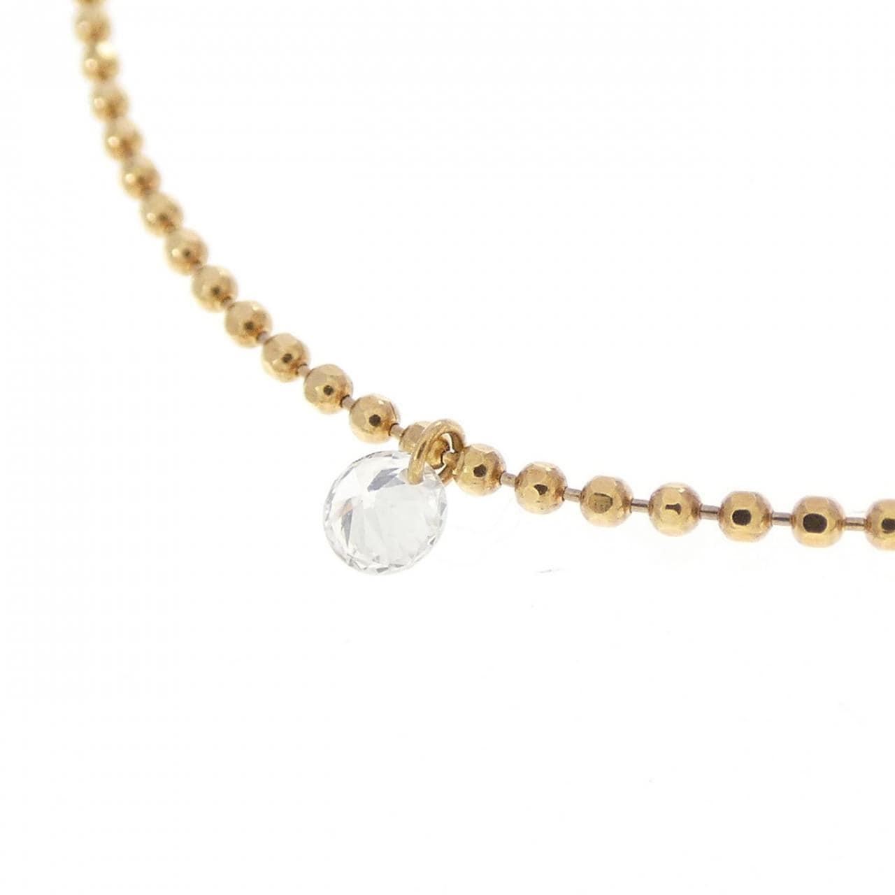 K18YG ダイヤモンド ネックレス 0.35CT