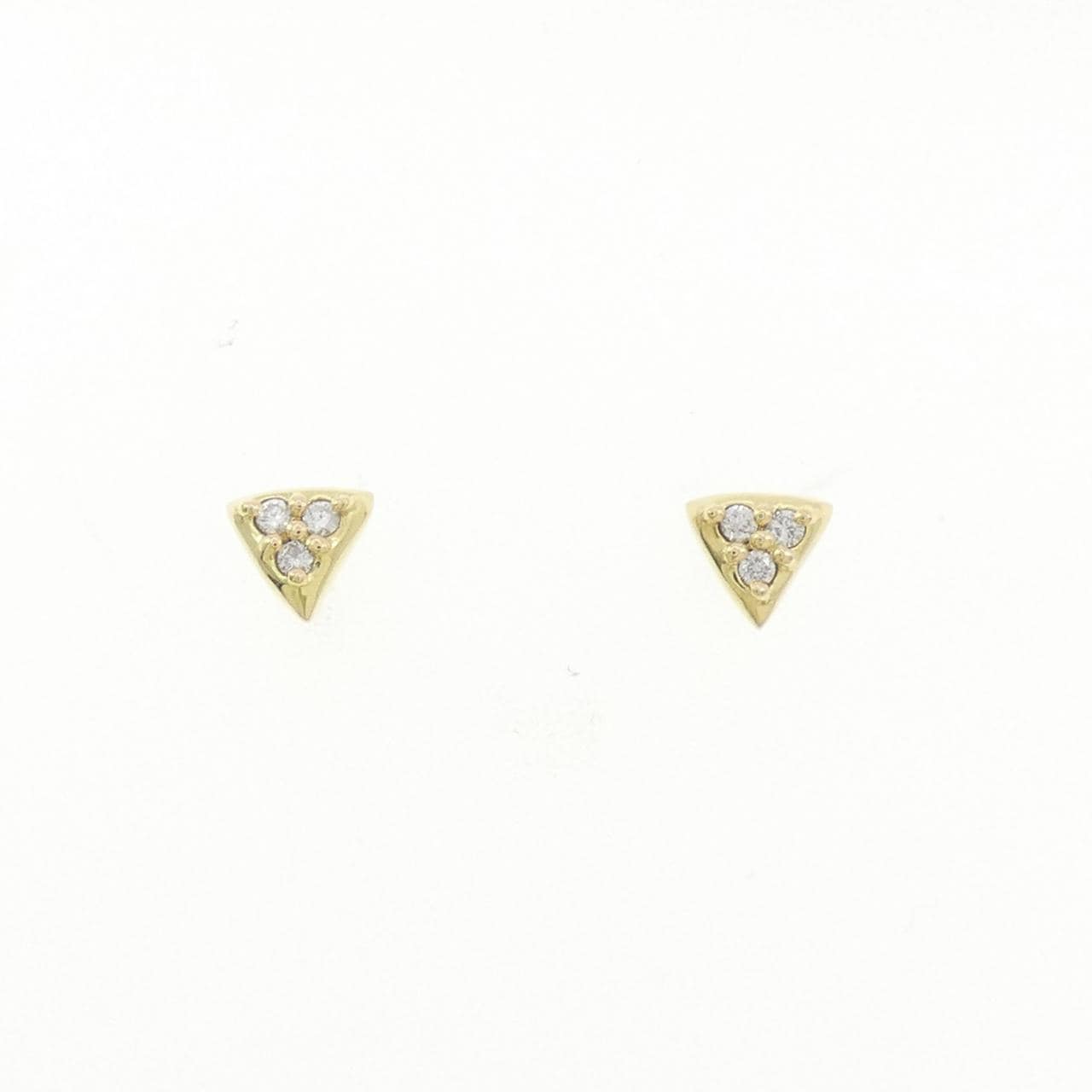 K18YG ダイヤモンド ピアス