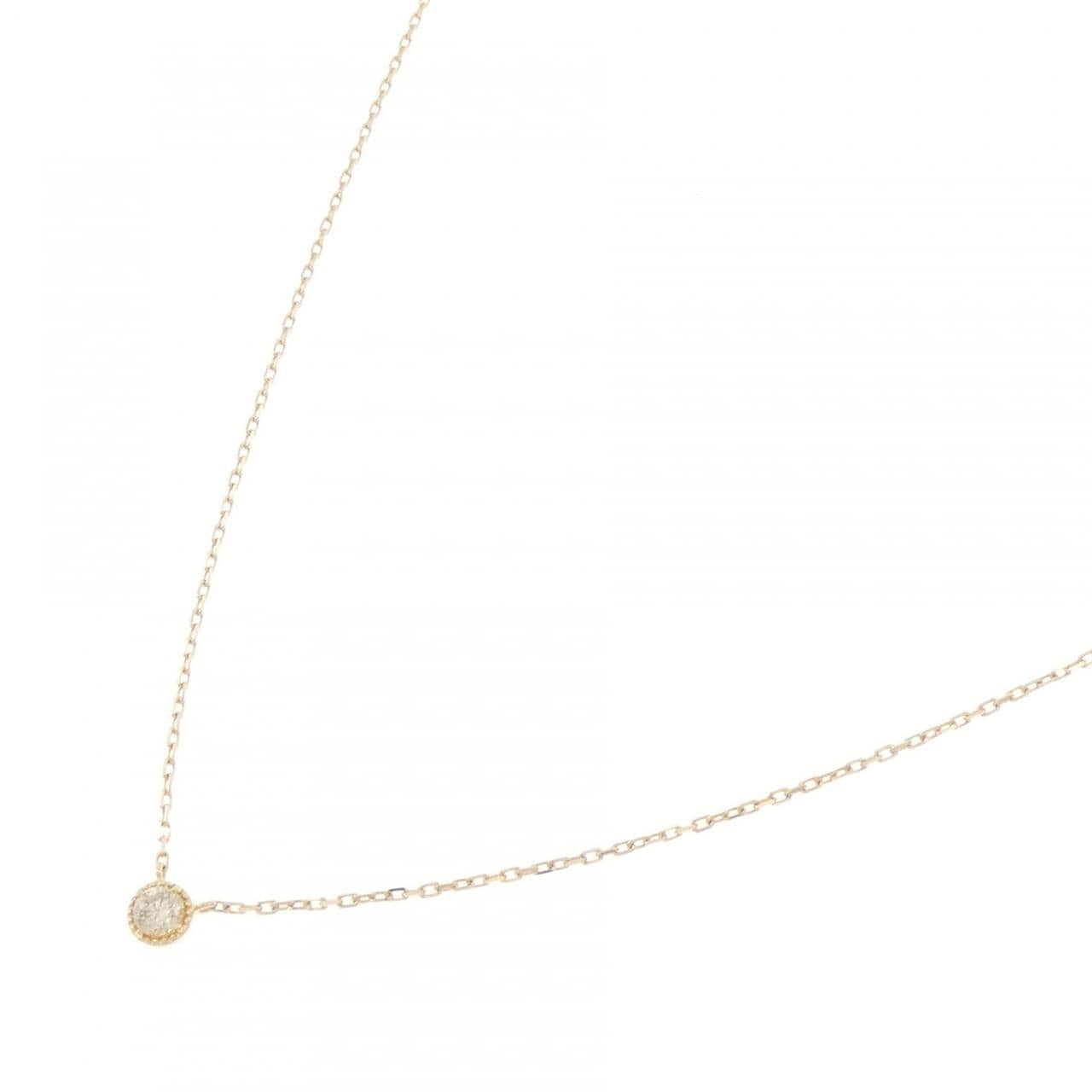 アガット ダイヤモンド ネックレス 0.07CT