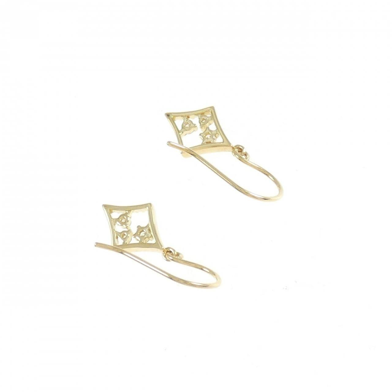 K18YG Diamond earrings