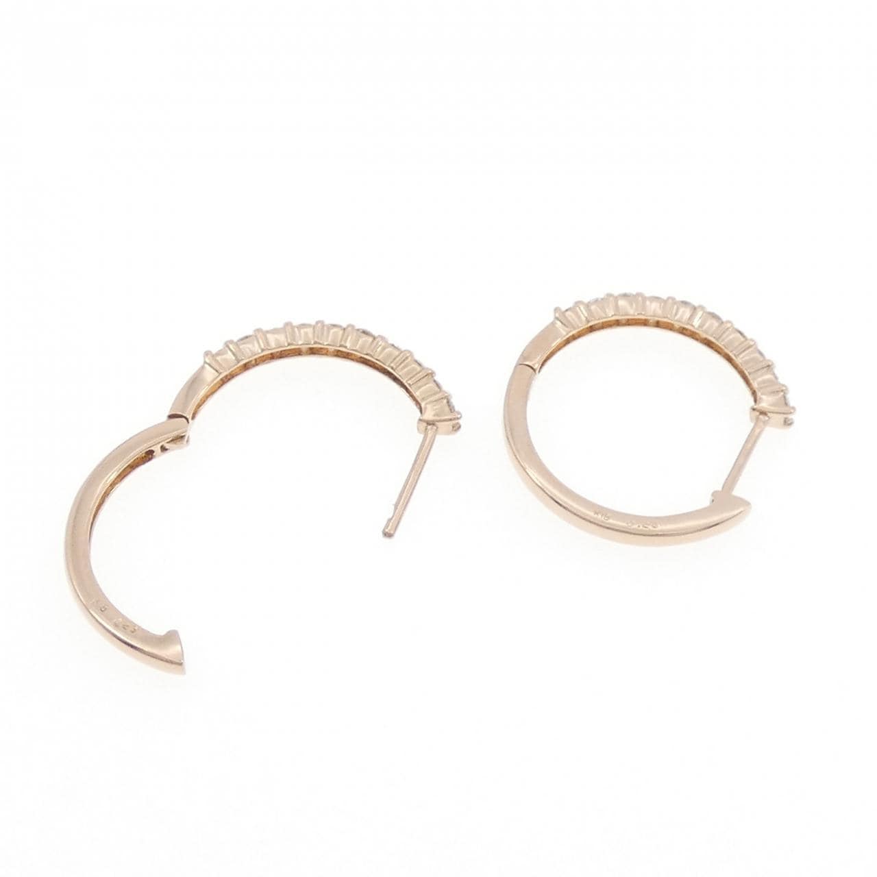 K18PG ダイヤモンド ピアス 0.51CT