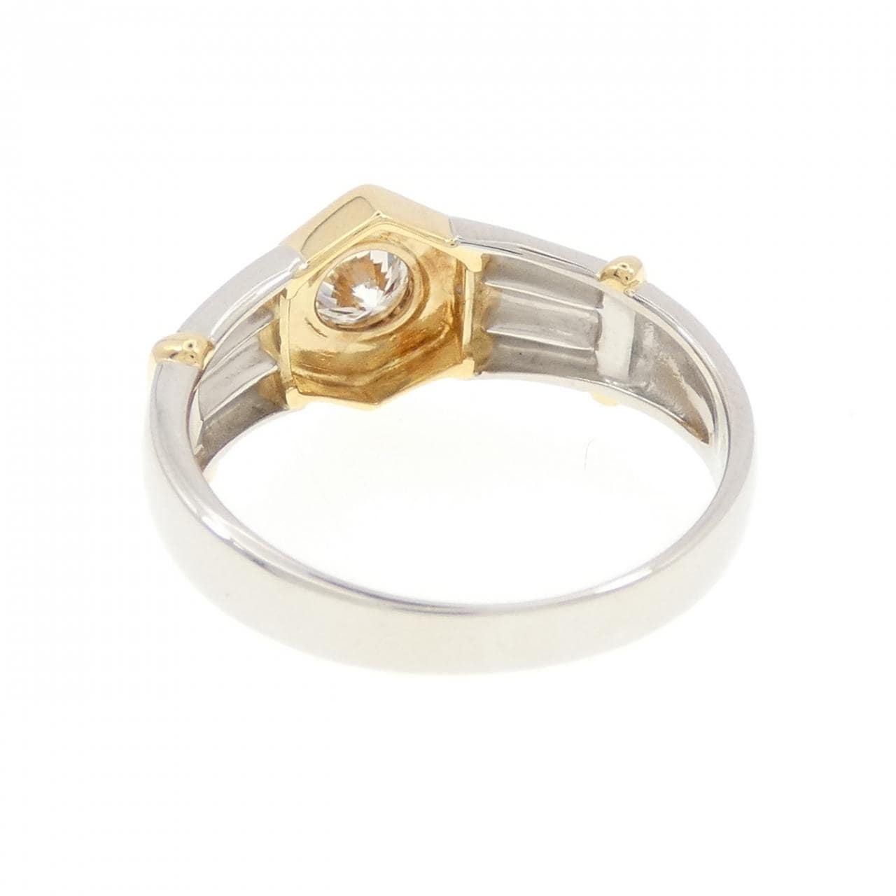 PT900/K18YG ダイヤモンド リング 0.33CT