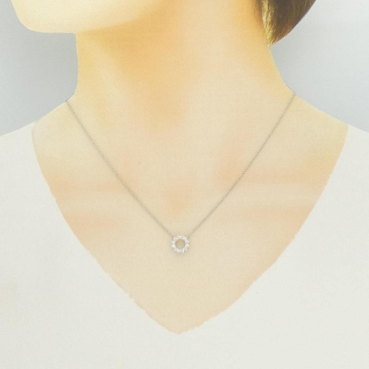 TIFFANY開口圓形迷你項鍊