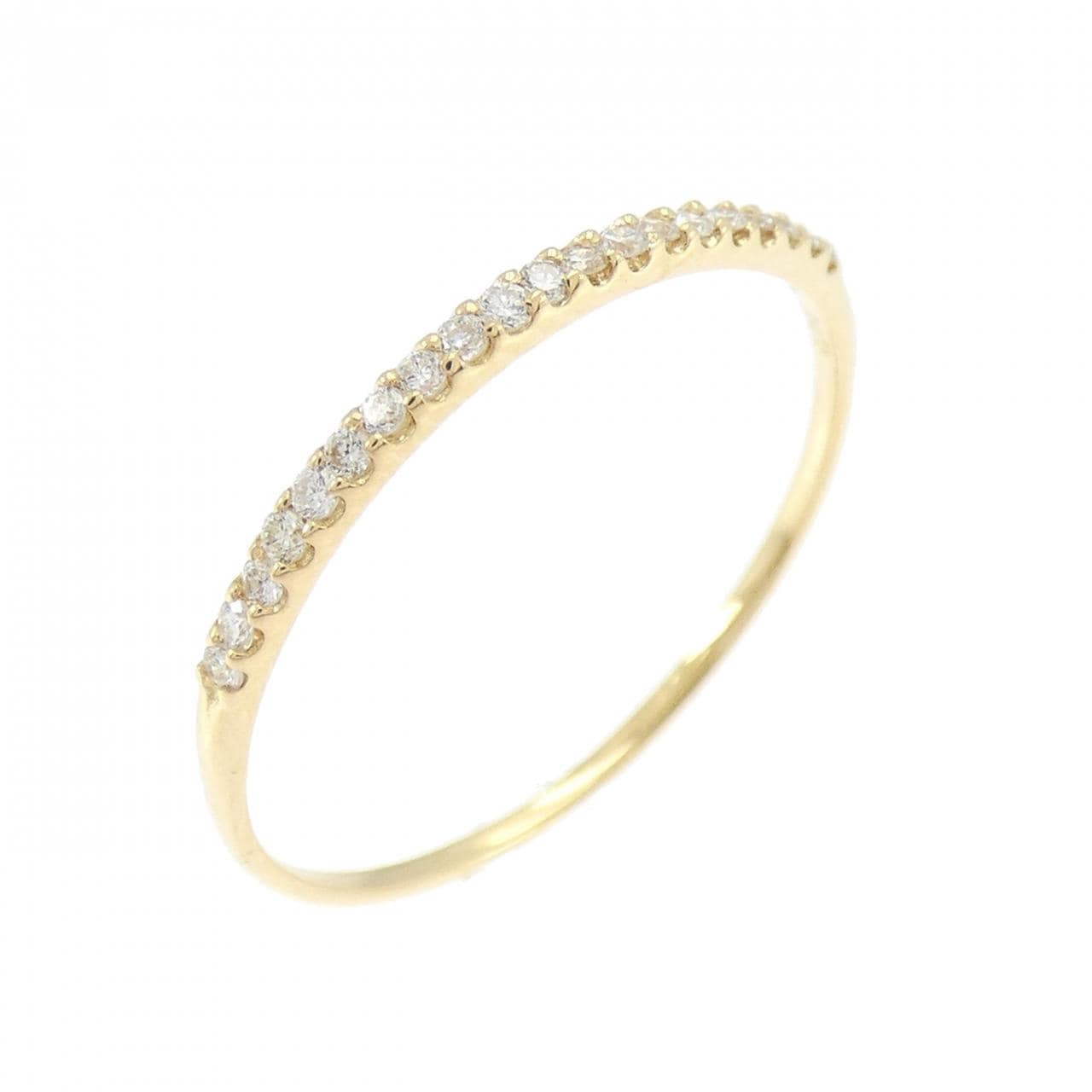 【リメイク】K18YG ダイヤモンド リング 0.10CT