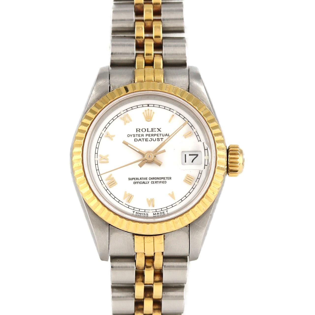 ロレックス デイトジャスト 69173 SSxYG 自動巻 R番