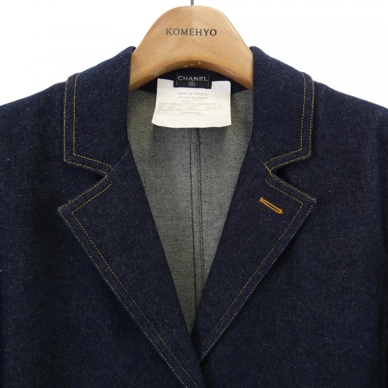 【ヴィンテージ】シャネル CHANEL P06835V04732 デニムジャケット