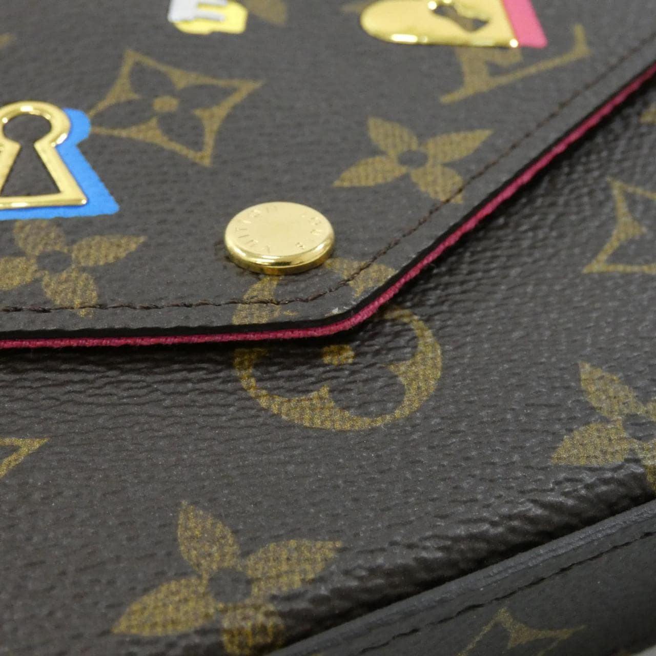 ルイヴィトン モノグラム(ラブロック) ポシェット フェリシー M63999 ショルダーバッグ