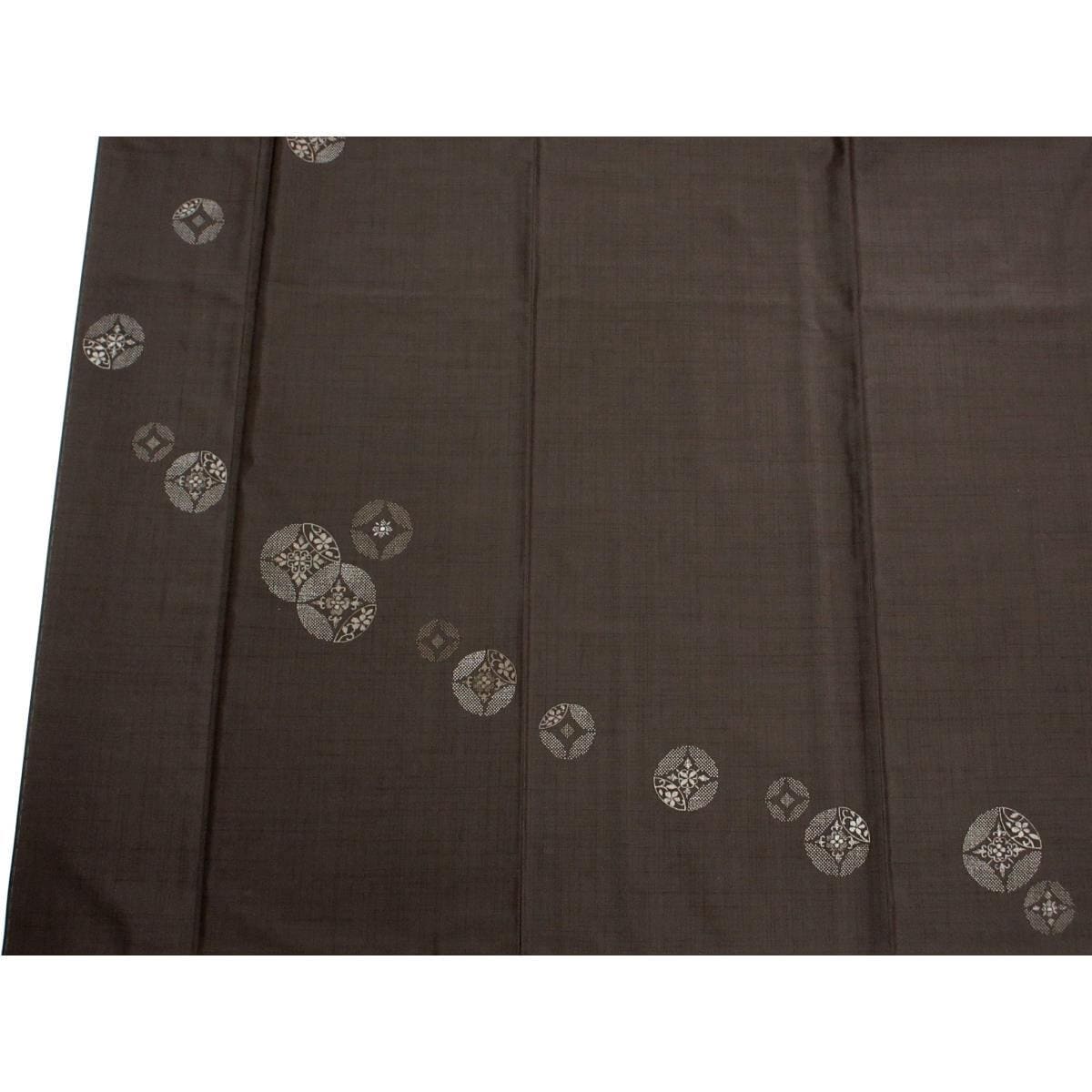 【未使用品】訪問着　身幅Ｌ寸【縞大島紬】