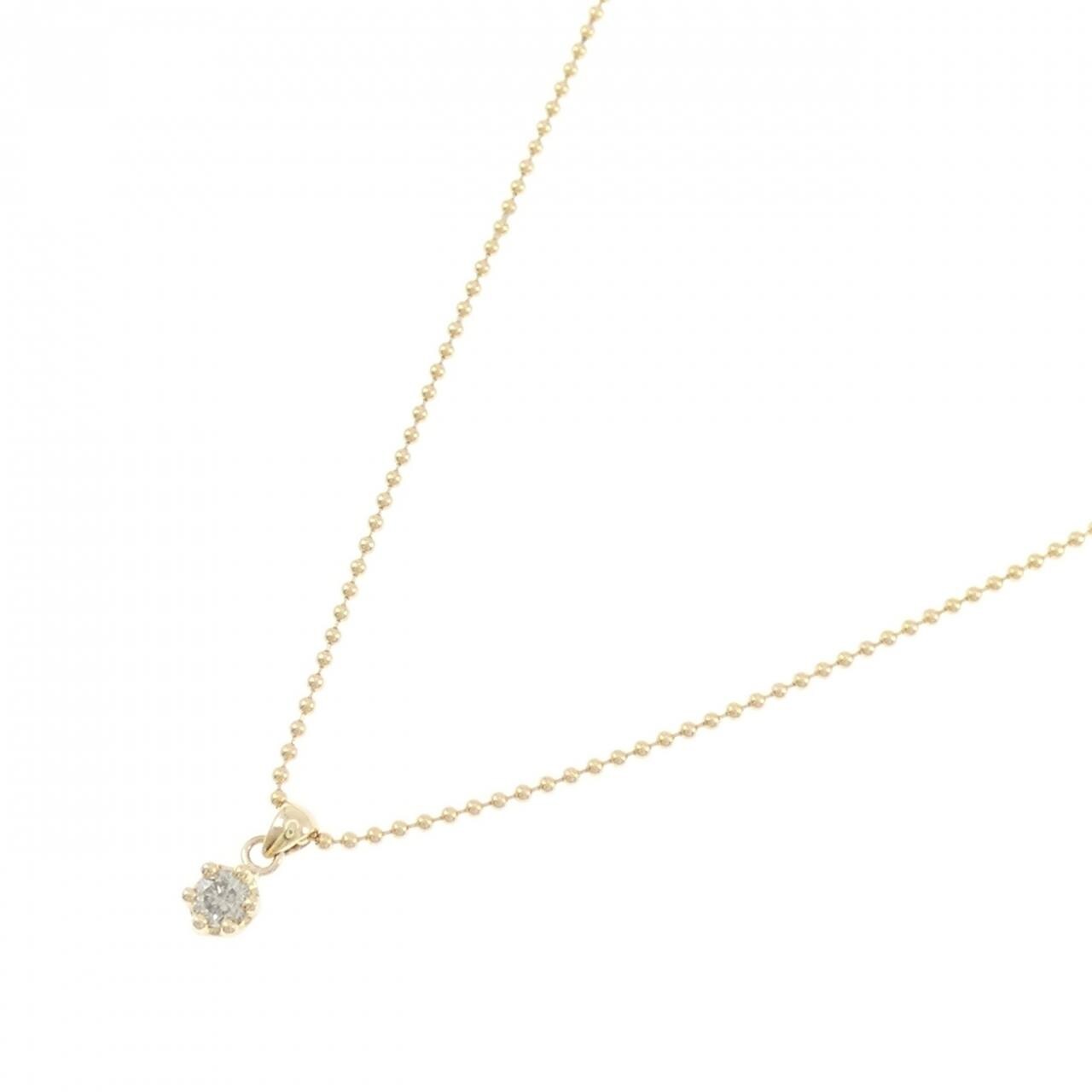 K18YG ダイヤモンド ネックレス 0.10CT