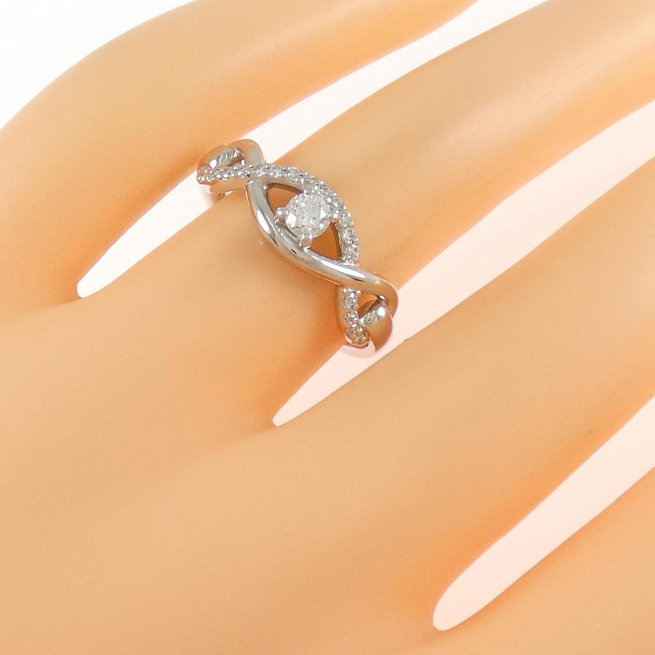 PT950 ダイヤモンド リング 0.170CT