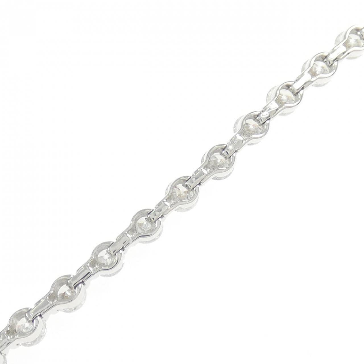 K18WG ダイヤモンド ブレスレット 5.00CT