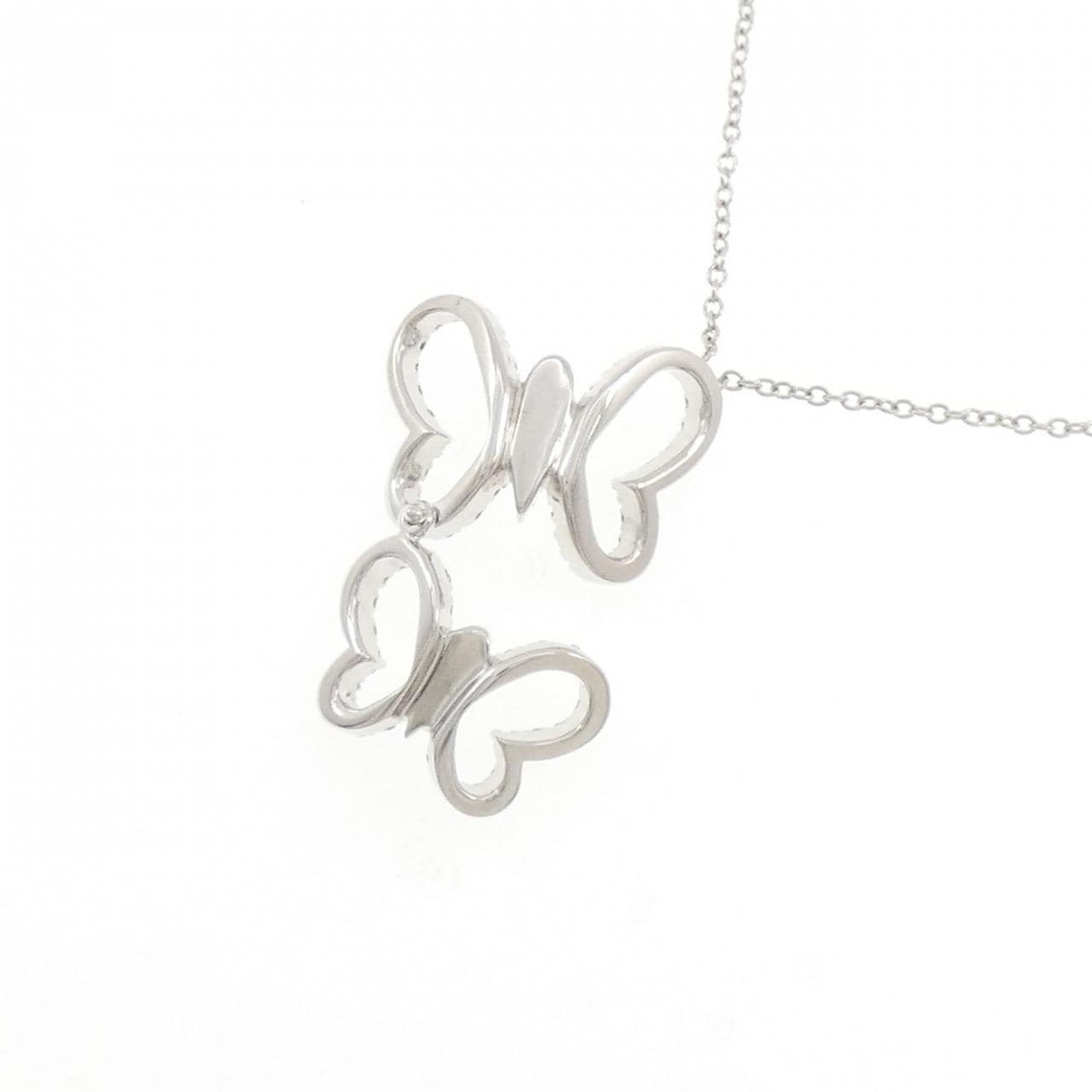 ポンテヴェキオ バタフライ ダイヤモンド ネックレス 0.55CT