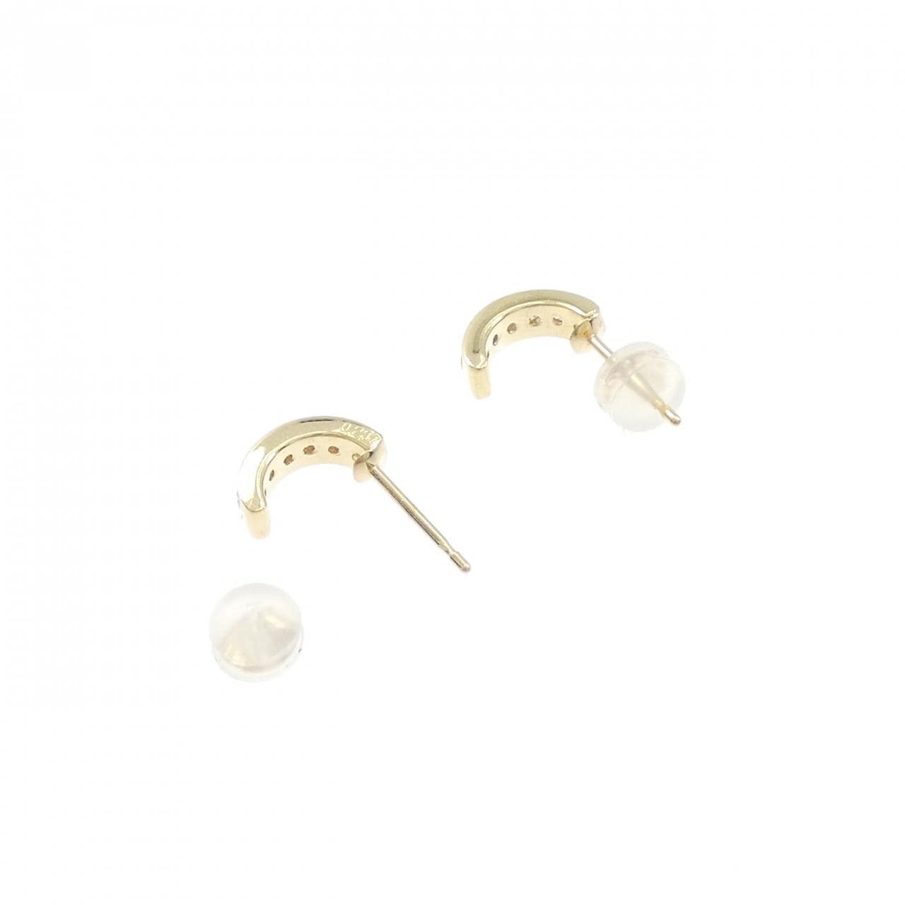 K18YG ダイヤモンド ピアス 0.474CT