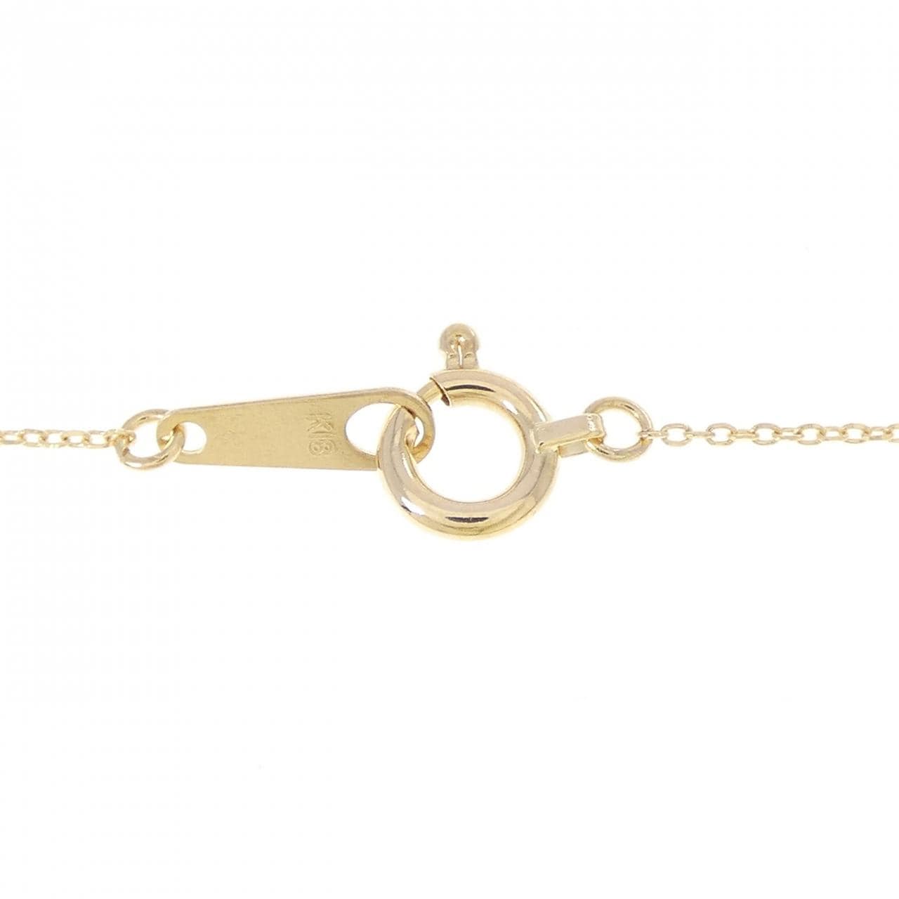 K18YG ダイヤモンド ネックレス 0.28CT